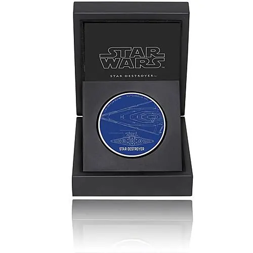 1 Unze Silbermünze Star Wars Ships Star Destroyer 2017 - 2. Motiv Zertifiziert