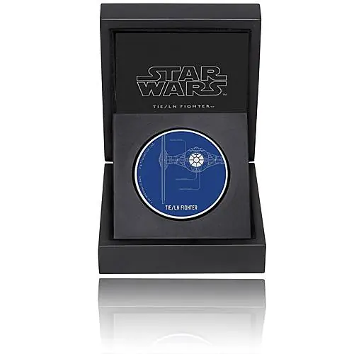 1 Unze Silbermünze Star Wars Ships TIE/LN Fighter 2017 - 4. Motiv Neu