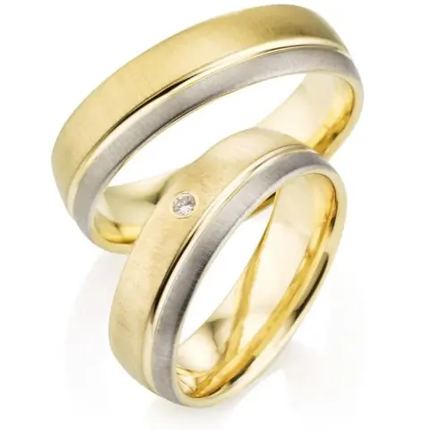 123traumringe Gelbgold/Weissgold 333 Geprüft