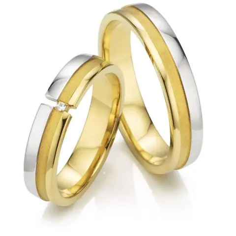 123traumringe Gelbgold/Weissgold 333 Knallerangebot