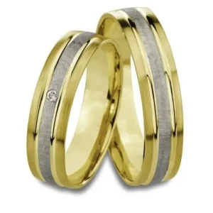123traumringe Gelbgold/Weissgold 333 Sichere Zahlung