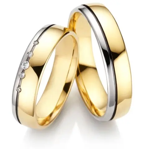 123traumringe Gelbgold/Weissgold 333 Gleich Bestellen