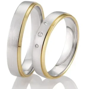 123traumringe Gelbgold/Weissgold 333 Bestpreis