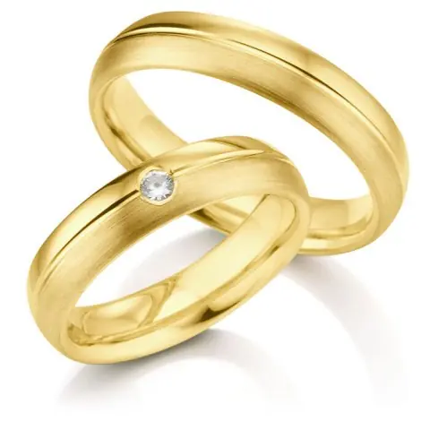 123traumringe Gelbgold 333 Neue Kollektion