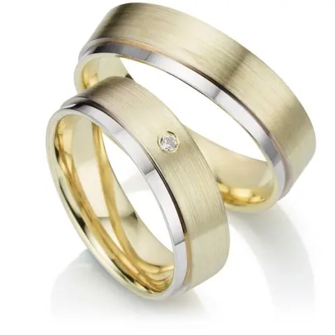 123traumringe Gelbgold/Weissgold 333 Großhandel