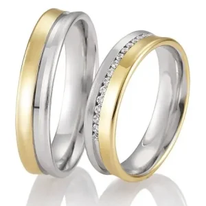 123traumringe Gelbgold/Weissgold 333 Bestpreis