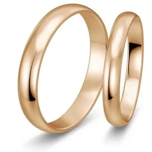 123Traumringe Rotgold 333 Handgefertigt