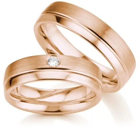 123traumringe Rotgold 375 Neue Kollektion