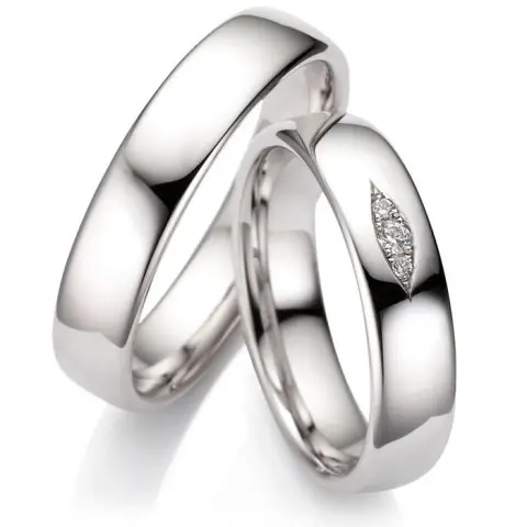 123traumringe Palladium 585 Top-Qualität