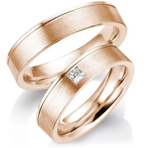 123traumringe Rotgold 375 Geld-Zurück-Garantie