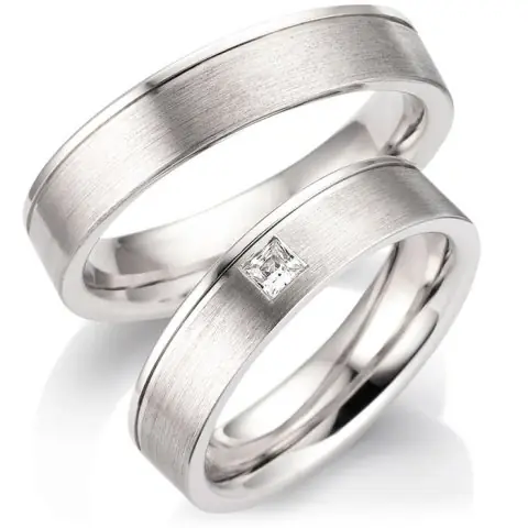 123traumringe Palladium 585 Weltweiter Versand