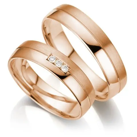 123traumringe Rotgold 375 Original