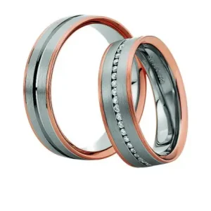 Weltweiter Versand Saint Maurice Weissgold/Rotgold 585