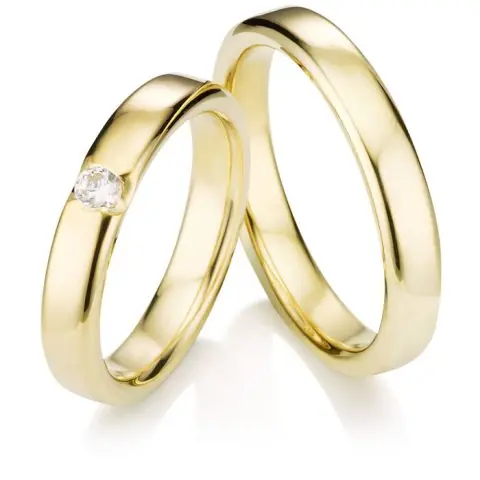 123traumringe Gelbgold 585 Neu