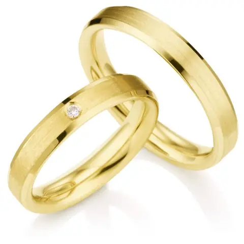 123traumringe Gelbgold 585 Heißes Angebot