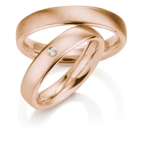 123traumringe Rotgold 585 Hochwertig