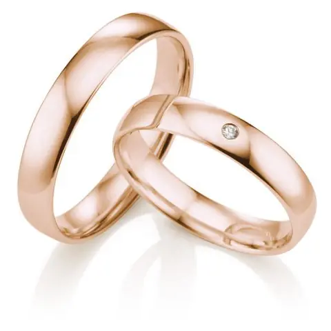 123traumringe Rotgold 585 Handgefertigt