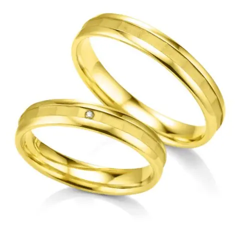 123traumringe Gelbgold 585 Heißes Angebot