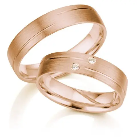 123traumringe Rotgold 585 Expressversand