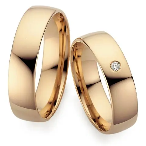 123traumringe Rotgold 585 Handgefertigt