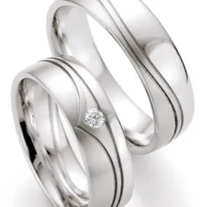 Zertifiziert Ruesch Honeymoon Selection Weissgold 585