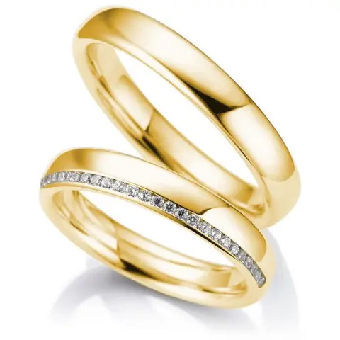 123traumringe Gelbgold 585 Expressversand