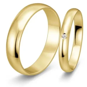 123Traumringe Gelbgold 585 Kostenloser Versand