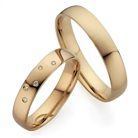 123traumringe Rotgold 585 Neu