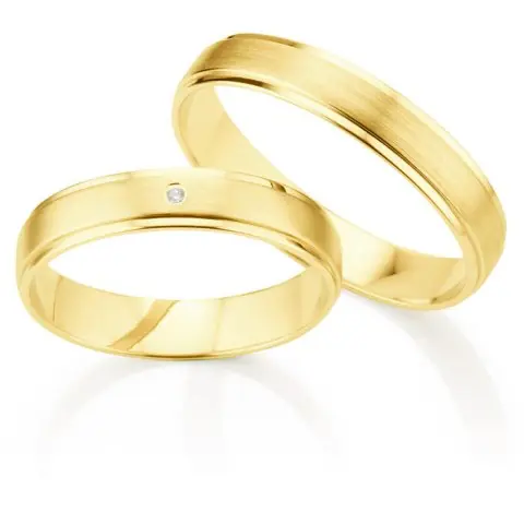 123traumringe Gelbgold 750 Top-Qualität