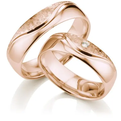 Zertifiziert 123traumringe Rotgold 750