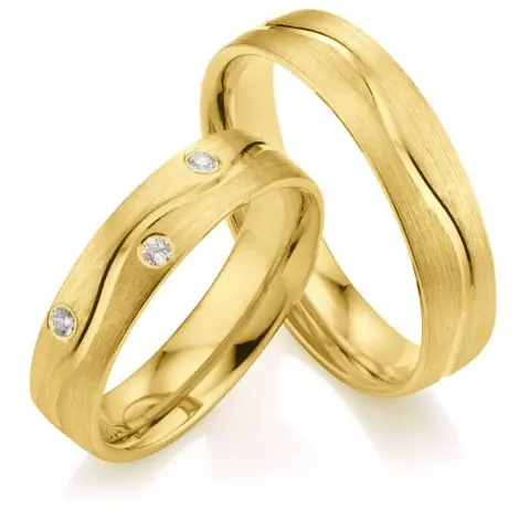 123traumringe Gelbgold 750 Neuheit