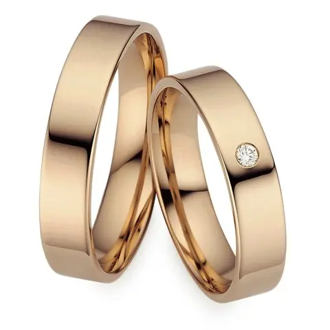 123traumringe Rotgold 750 Hochwertig